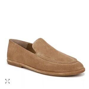 Vince Suede Slip-On Loafers in Tan